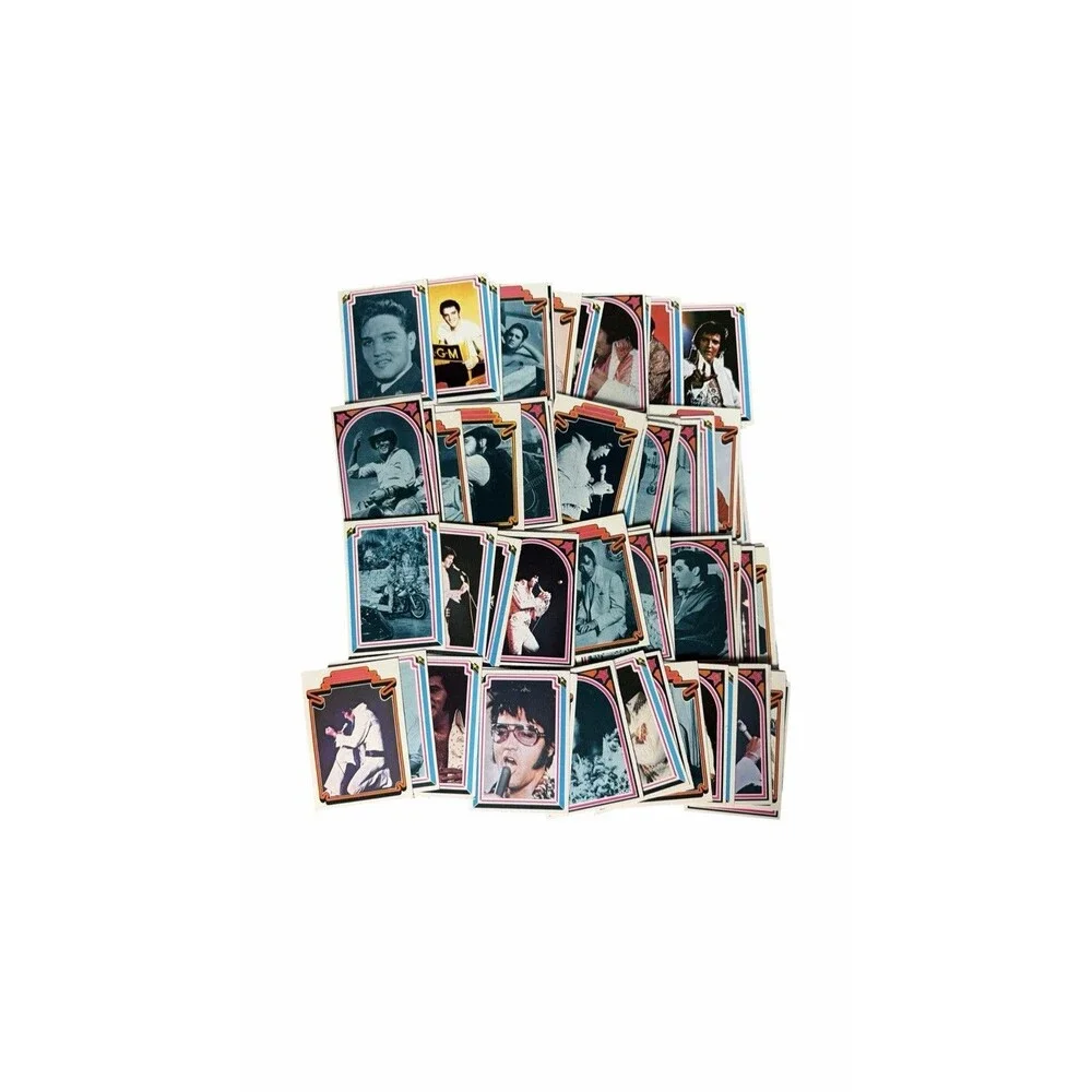 Vintage 1978 Elvis Presley Complete Set of 66 Trading Cards by Boxcar Enterprise